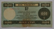 1 cent BON PEWEKS-u z 1979 roku seria HL