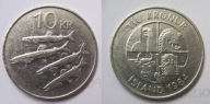 Islandia 10 koron 1984