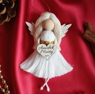 Aniołek handmade makrama