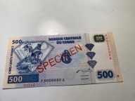 Kongo - 500 franków - 2002 - specimen - UNC
