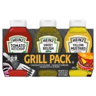 Heinz Grill Pack z USA zestaw ketchup,musztarda sweet relish 1,06kg
