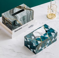 ETUI POJEMNIK NA CHUSTECZKI marmur kamień morski