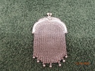 Mała torebka - srebro.