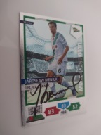 Karta panini autograf Lechia sezon 13/14 Jarosław Bieniuk Ulubieńcy Fanów