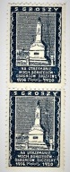 Znaczek Kwestarski 2 Na utrzymanie Mogił Bohaterów Ojczyzny 1914-1920