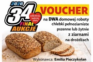 103. Voucher na 2 domowej roboty chlebki ziarniste Emilia Pieczykolan