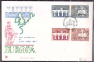 GB Anglia CEPT Europa koperta FDC 1984