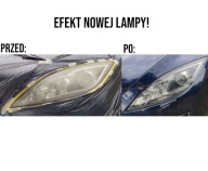 ZESTAW DO REGENERACJI REFLEKTORÓW POLEROWANIA LAMP ODNOWA PASTA KOMPLETNY