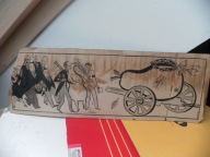 STARY RYSUNEK TUSZ KARYKATURA EMIGRACJA