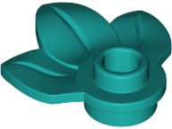 Lego 32607 Liść Roślina Turkusowy Turquoise 6szt N
