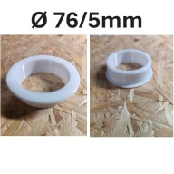 Maskownica Otworu Ø 76mm Rozeta Maskująca do płyt HDF 5 mm Biała