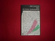 Jan Lechoń - Listy do Anny Jackowskiej