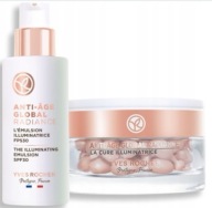 Yves Rocher 1 x Emulsja rozświetlająca SPF 30 + Kuracja z witaminą C