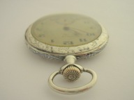 okazja ART DECO zegarek SREBRO zegar kieszonkowy silver watch SECESJA antyk