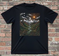 T-shirt góry dolina potok Koszulka z górami Rozmiary w opisie