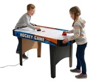 DUŻY STÓŁ DO GRY W CYMBERGAJA AIR HOCKEY HOKEJ STOŁOWY + AKCESORIA 120x60CM