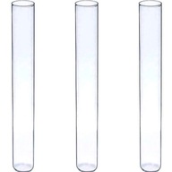 Probówka szklana okrągłodenna 3 sztuki próbówka menzurka cylinder 12x75 mm