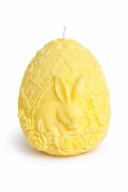 Świeca wielkanocna jajko zajączek – świeczka ozdobna handmade dekoracja