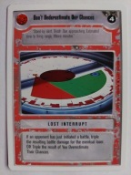 Don't Underestimate Our Chances STAR WARS CCG