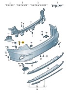 ORYGINALNE AUDI OE UCHWYT BLOKOWANIA ZAMEK 8Y5807740