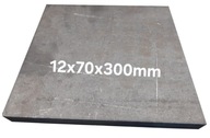 Blacha stalowa formatka z blachy 12mm 70x300mm