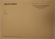 MINISTERSTWO KOMUNIKACJI - STARY CZYSTY DRUK