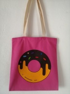 Torba RĘCZNIE malowana - DONUT