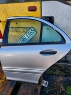 MERCEDES C-KLASA W203 SEDAN DRZWI TYŁ TYLNE LEWE SREBRNE
