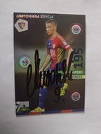 Karta panini autograf Piast Gliwice sezon 15/16 Murawski Limited Edition