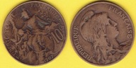 Francja 10 Centimes 1907 r.
