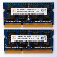 Pamięć RAM do laptopa SODIMM DDR3 8GB (2x4GB) PC3 12800S 1600MHz Hynix