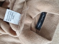 Montovani sweter polgolf 100% kaszmir L M