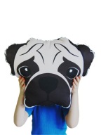 Mops poduszka. Poduszka pies. Design mops. Idealny Prezent 100% handmade