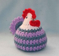 Kurka na szydełku / kogucik / kura / Wielkanoc
