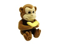 Małpa, małpka - NOWE welurowe pudełko na biżuterię