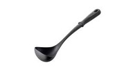 CHOCHLA COMFORT CZARNA ZGRABNA ŁYŻKA DO ZUPY CHOCHELKA