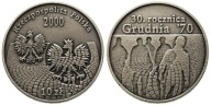 SREBRO. 10 ZŁOTYCH 2000 - 30 ROCZNICA GRUDNIA 1970 ROKU (845)