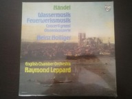 HANDEL Wassermusik R. LEPPARD Holliger 3LP nowa, w folii