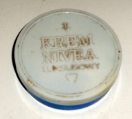 Krem NIVEA POLLENA Lechia Poznań - stara puszka z kremem .
