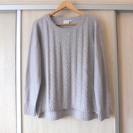Bonprix szary sweter akryl r. 42 44