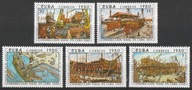 KUBA CUBA - OKRĘTY - STATKI - STOCZNIE - 1980 - CZYSTE **