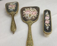 DOM WLIKWIDACJI BAROKOWY ZESTAW NA TOALETKĘ LUTRO + 2 SZCZOTKI