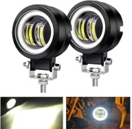 Światła motocyklowe, quad, atv LED, DRL angel eye, 6000K, 80W, 8000 lm