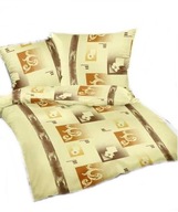 pościel z flaneli 200x220 +2x70x80 guzik F 34-2 b-x