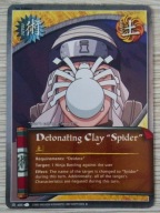 Karta Naruto CCG Jutsu Detonating Clay "Spider" - J-405