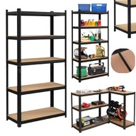 REGAŁ METALOWY GARAŻOWY MAGAZYNOWY GOCKOWIAK 180X90X40CM MAX 175KG NA PÓŁKĘ