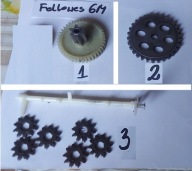 Niszczarka Fellowes 6M 4631101 zebatki