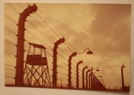 OŚWIĘCIM - AUSCHWITZ, BRZEZINKA - BIRKENAU. Fragment ogrodzenia obozowego