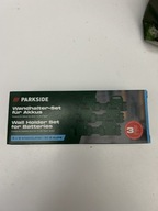 Uchwyt wieszak na akumulator Parkside 20v 3x2 na ścianę zielony