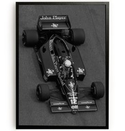 Plakat F1 Ayrton Senna Lotus F1 – Klasyczna Legenda Motorsportu Plakat A3